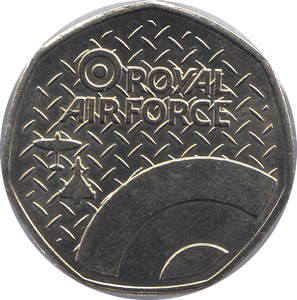 2016 50P SHAPED MEDALLION HAWK T1 1974 RAF - WORLD COINS - Cambridgeshire Coins