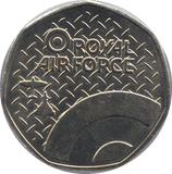 2016 50P SHAPED MEDALLION HAWK T1 1974 RAF - WORLD COINS - Cambridgeshire Coins