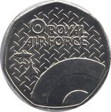 2016 50P SHAPED MEDALLION HERCULES 1954 RAF - WORLD COINS - Cambridgeshire Coins