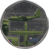2016 50P SHAPED MEDALLION HERCULES 1954 RAF - WORLD COINS - Cambridgeshire Coins