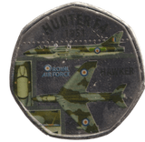 2016 50P SHAPED MEDALLION HUNTER F4 1951 - 50P SHAPED COIN - Cambridgeshire Coins