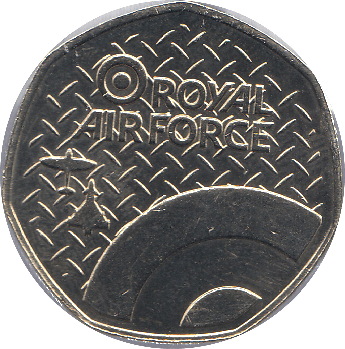 2016 50P SHAPED MEDALLION HURRICANE 1935 RAF - WORLD COINS - Cambridgeshire Coins