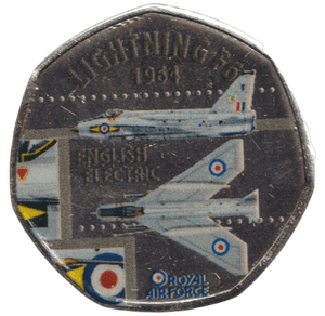 2016 50P SHAPED MEDALLION LIGHTNING F6 1964 - 50P SHAPED COIN - Cambridgeshire Coins