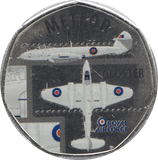 2016 50P SHAPED MEDALLION METEOR 1943 RAF - WORLD COINS - Cambridgeshire Coins