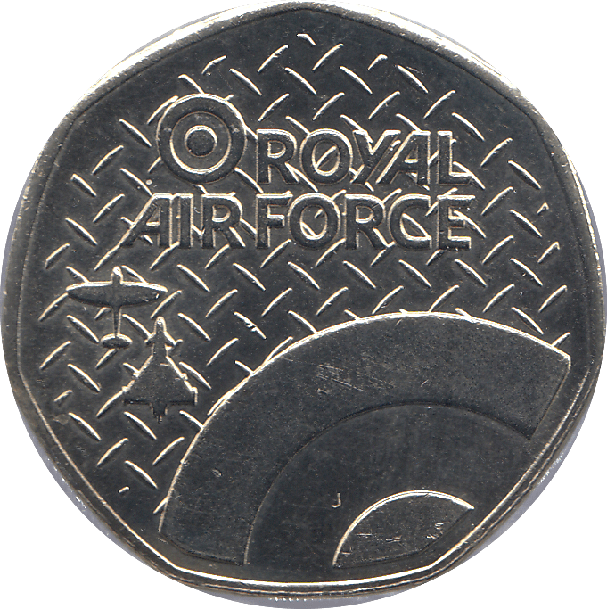 2016 50P SHAPED MEDALLION SEA KING 1969 RAF - WORLD COINS - Cambridgeshire Coins