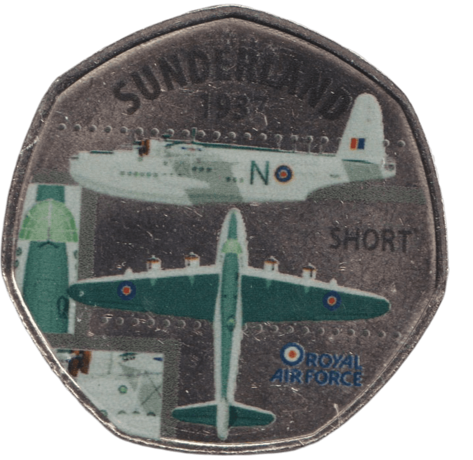 2016 50P SHAPED MEDALLION SUNDERLAND 1937 - 50P SHAPED COIN - Cambridgeshire Coins