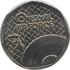 2016 50P SHAPED MEDALLION VULCAN 1957 RAF - WORLD COINS - Cambridgeshire Coins
