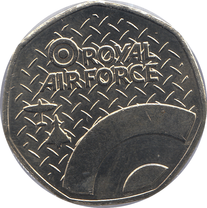 2016 50P SHAPED MEDALLION VULCAN 1957 RAF - WORLD COINS - Cambridgeshire Coins