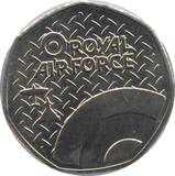 2016 50P SHAPED MEDALLION VULCAN 1957 RAF - WORLD COINS - Cambridgeshire Coins
