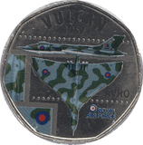 2016 50P SHAPED MEDALLION VULCAN 1957 RAF - WORLD COINS - Cambridgeshire Coins