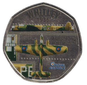 2016 50P SHAPED MEDALLION WHITLEY 1936 - 50P SHAPED COIN - Cambridgeshire Coins