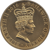 2016 90TH BIRTHDAY FIVE POUNDS BAILIWICK OF JERSEY - WORLD COINS - Cambridgeshire Coins