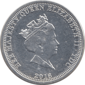 2016 .925 SILVER PROOF ONE POUND QUEEN ELIZABETH 90TH BIRTHDAY TRISTAN DA CUNHA - SILVER WORLD COINS - Cambridgeshire Coins