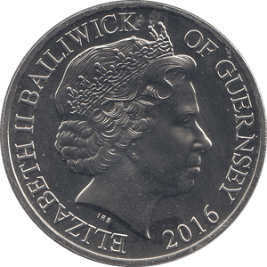2016 BATTLE OF SOMME FIVE POUNDS BAILIWICK OF GUERNSEY - WORLD COINS - Cambridgeshire Coins