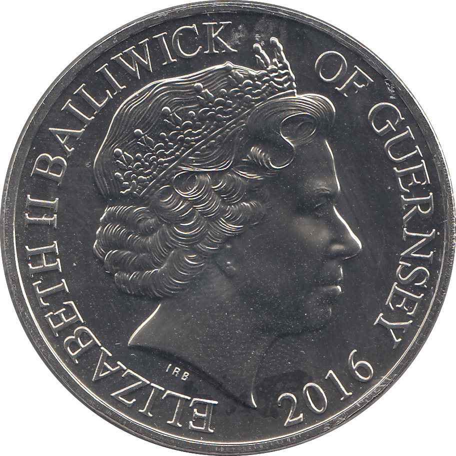 2016 BATTLE OF SOMME FIVE POUNDS BAILIWICK OF GUERNSEY - WORLD COINS - Cambridgeshire Coins