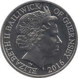 2016 BATTLE OF SOMME FIVE POUNDS BAILIWICK OF GUERNSEY - WORLD COINS - Cambridgeshire Coins