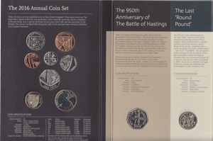 2016 BRILLIANT UNCIRCULATED ANNUAL COIN YEAR SET - Brilliant Uncirculated Year Sets - Cambridgeshire Coins
