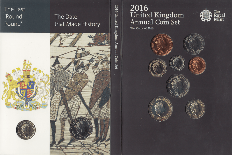 2016 BRILLIANT UNCIRCULATED ANNUAL COIN YEAR SET - Brilliant Uncirculated Year Sets - Cambridgeshire Coins