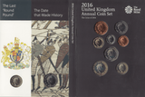 2016 BRILLIANT UNCIRCULATED ANNUAL COIN YEAR SET - Brilliant Uncirculated Year Sets - Cambridgeshire Coins