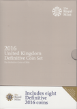 2016 BRILLIANT UNCIRCULATED DEFINITIVE COIN YEAR SET - Brilliant Uncirculated Year Sets - Cambridgeshire Coins