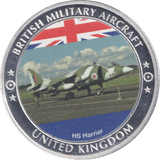 2016 BRITISH MILITARY AIRCRAFT MEDALLION HS HARRIER - WORLD COINS - Cambridgeshire Coins