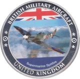 2016 BRITISH MILITARY AIRCRAFT MEDALLION SUPERMARINE SPITFIRE - WORLD COINS - Cambridgeshire Coins