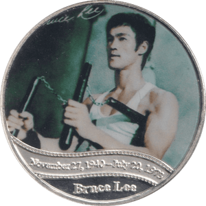 2016 BRUCE LEE 45TH ANNIVERSARY MEDALLION - WORLD COINS - Cambridgeshire Coins