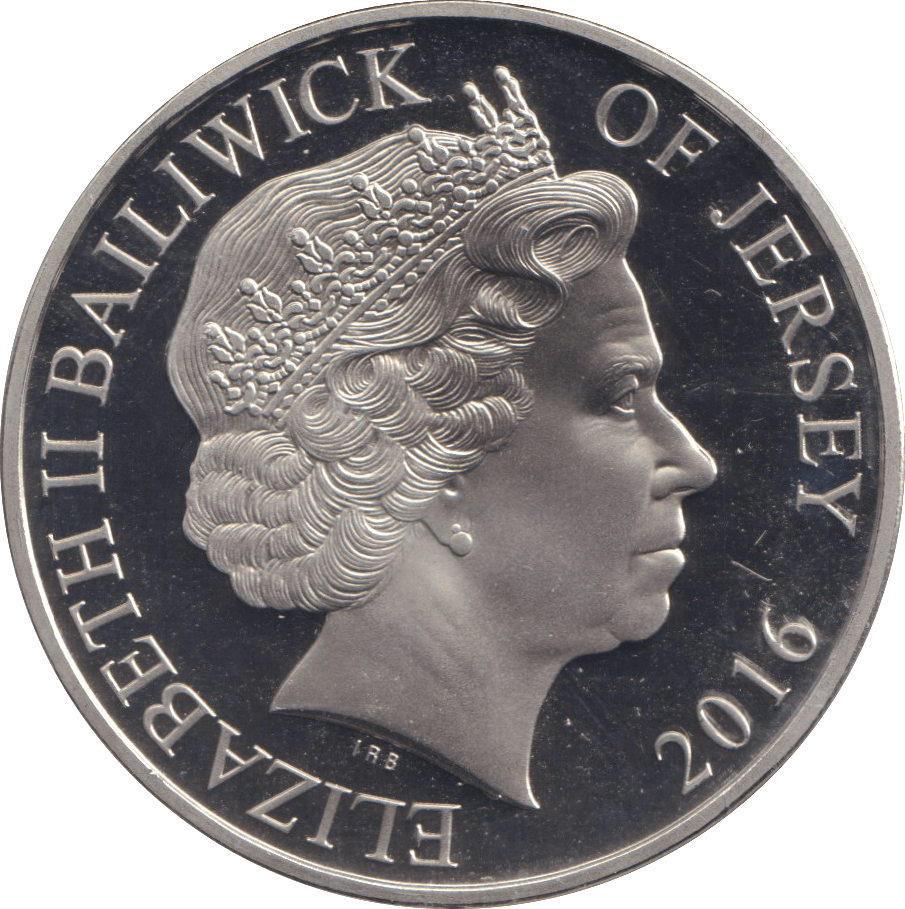 2016 BU FIVE POUND BAILIWICK OF JERSEY - WORLD COINS - Cambridgeshire Coins