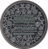 2016 CHANGE CHECKER COMPLETER COMMEMORATIVE COIN - OTHER TOKENS - Cambridgeshire Coins