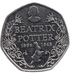 2016 CIRCULATED 50P BEATRIX POTTER 100TH ANNIVERSARY - BEATRIX POTTER 50P - Cambridgeshire Coins