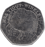 2016 CIRCULATED 50P MISS TIGGYWINKLE BEATRIX POTTER - BEATRIX POTTER 50P - Cambridgeshire Coins