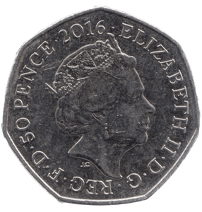 2016 CIRCULATED 50P PETER RABBIT BEATRIX POTTER - BEATRIX POTTER 50P - Cambridgeshire Coins