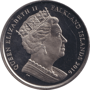 2016 CROWN H.M THE QUEEN - WORLD COINS - Cambridgeshire Coins