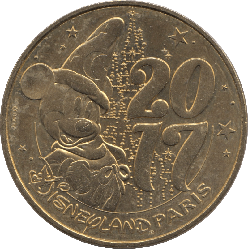 2016 DISNEY LAND RESORT TOKEN PARIS - OTHER TOKENS - Cambridgeshire Coins