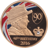 2016 ELIZABETH II 90TH BIRTHDAY - MEDALS & MEDALLIONS - Cambridgeshire Coins