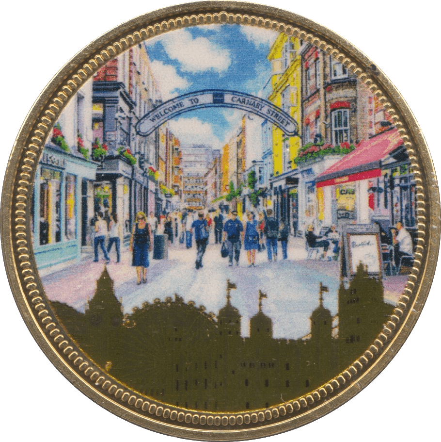 2016 FAMOUS LANDMARKS OF LONDON CARNABY STREET - WORLD COINS - Cambridgeshire Coins