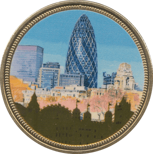 2016 FAMOUS LANDMARKS OF LONDON GHERKIN - WORLD COINS - Cambridgeshire Coins
