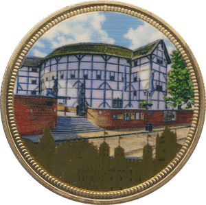 2016 FAMOUS LANDMARKS OF LONDON SHAKESPEARE'S GLOBE - WORLD COINS - Cambridgeshire Coins