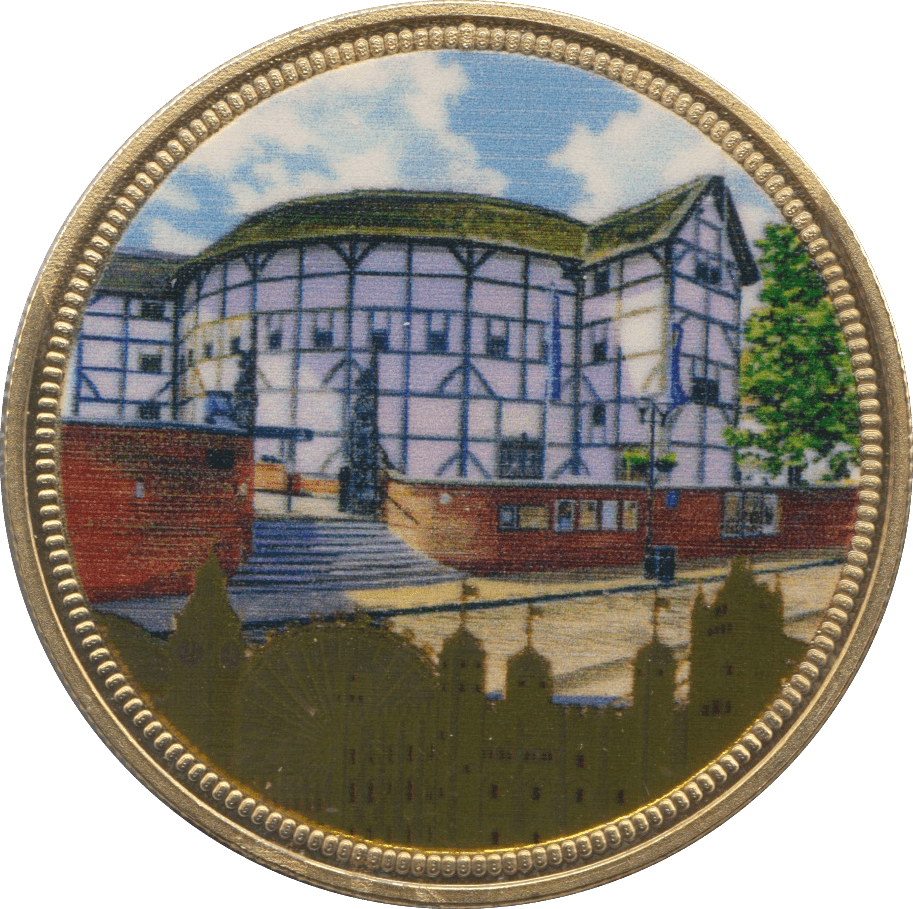 2016 FAMOUS LANDMARKS OF LONDON SHAKESPEARE'S GLOBE - WORLD COINS - Cambridgeshire Coins