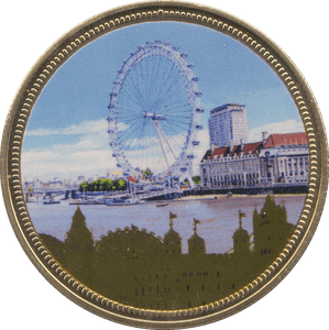 2016 FAMOUS LANDMARKS OF LONDON THE LONDON EYE - WORLD COINS - Cambridgeshire Coins