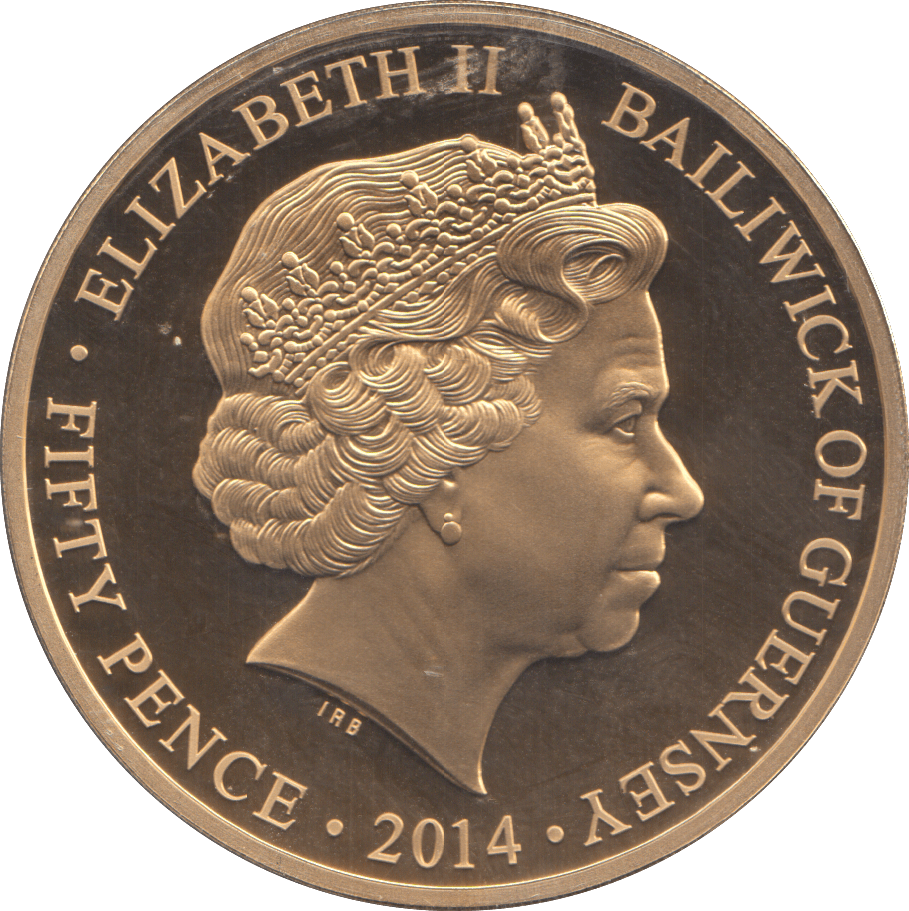 2016 FIFTY PENCE BAILIWICK OF GUERNSEY SAFE THOUGH ALL SAFETY'S LOST - WORLD COINS - Cambridgeshire Coins