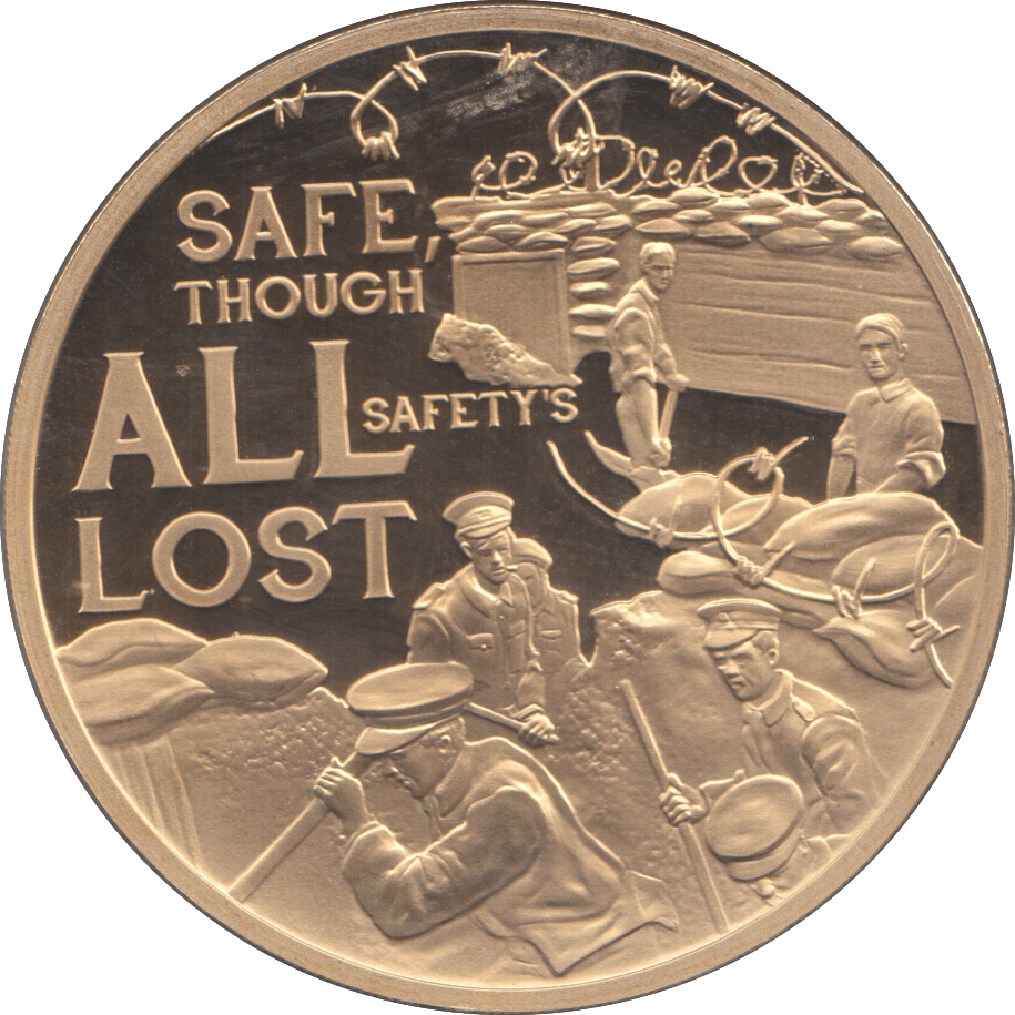 2016 FIFTY PENCE BAILIWICK OF GUERNSEY SAFE THOUGH ALL SAFETY'S LOST - WORLD COINS - Cambridgeshire Coins