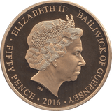 2016 FIFTY PENCE GUERNSEY - WORLD COINS - Cambridgeshire Coins