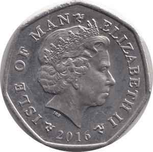 2016 FIFTY PENCE - IOM MILNER'S TOWER - WORLD COINS - Cambridgeshire Coins