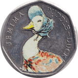 2016 FIFTY PENCE JEMIMA PUDDLE - DUCK COLOURED 50P BEATRIX POTTER COIN - BEATRIX POTTER - Cambridgeshire Coins