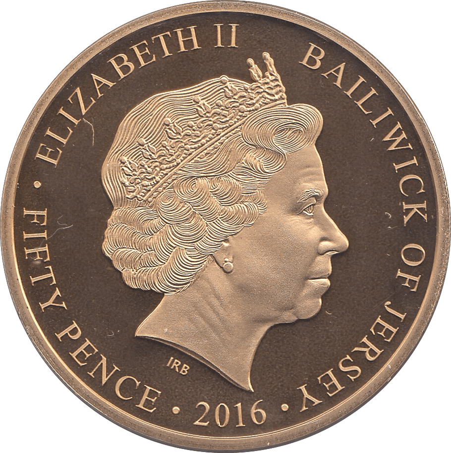 2016 FIFTY PENCE JERSEY - WORLD COINS - Cambridgeshire Coins