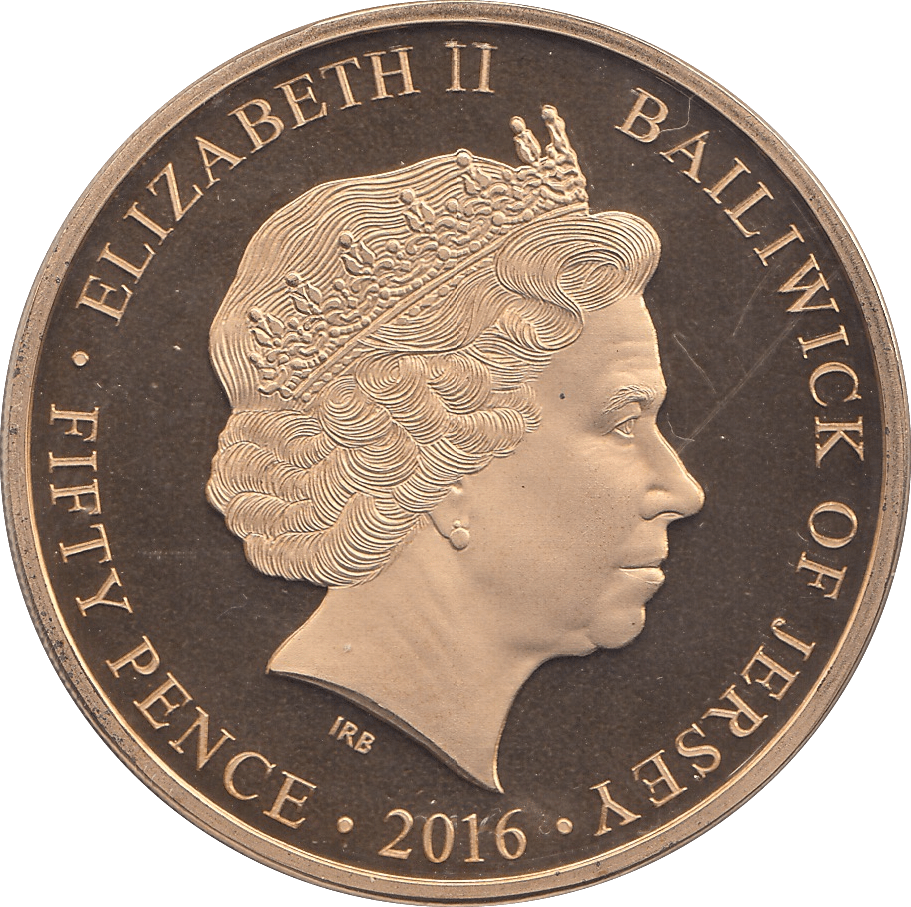 2016 FIFTY PENCE JERSEY - WORLD COINS - Cambridgeshire Coins
