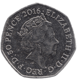 2016 FIFTY PENCE MRS TIGGY-WINKLE COLOURED 50P BEATRIX POTTER COIN - BEATRIX POTTER 50P - Cambridgeshire Coins
