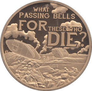 2016 FIFTY PENCE PROOF BAILIWICK OF JERSEY WHAT PASSING BELLS FOR THESE WHO DIE - WORLD COINS - Cambridgeshire Coins