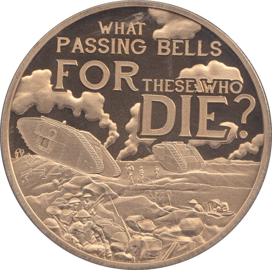 2016 FIFTY PENCE PROOF BAILIWICK OF JERSEY WHAT PASSING BELLS FOR THESE WHO DIE - WORLD COINS - Cambridgeshire Coins